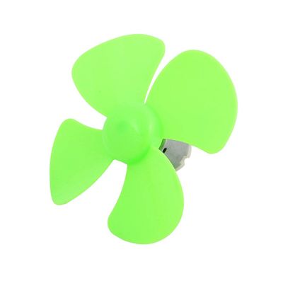 Aexit DC 5V Electrical equipment 6600RPM Large Torque Motor 4 Vanes Propeller Green for RC Boat Airplane