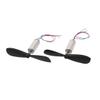 Aexit Pair DC Electrical equipment 4.5V 25000RPM 716 Coreless Motor w CW CCW Propeller for RC Helicopter view 1