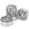 4Pcs RC 1.9" Beadlock Alum Wheel Rims for 1/10 Scale SCX10 CC01 D90 90034 Crawler Truck Car view 2