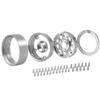 4Pcs RC 1.9" Beadlock Alum Wheel Rims for 1/10 Scale SCX10 CC01 D90 90034 Crawler Truck Car view 4