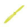 Aexit 2 Pcs Electrical equipment 6 x 4.5 Inches Yellow 2-Vanes CW RC Aircraft Propeller w Spacing Rings view 2