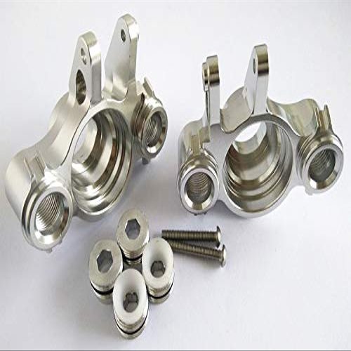 Aluminum Axle Carriers Left & Right -1PR Silver for 1/10 RC E-REVO 2.0 VXL 8635 Traxxas