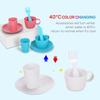 CUTE STONE Color Changing Kitchen Sink Toys, Children Electric Dishwasher Playing Toy with Running Water, Upgraded Faucet, Automatic Water Cycle System Play House Pretend Role Play Toys for Boys Girls view 3