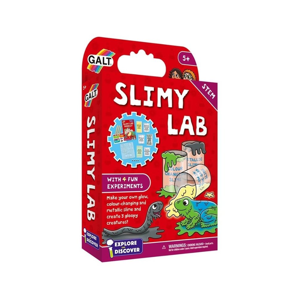 Galt Toys, Slimy Lab, Science Kit for Kids, Ages 5+, Multicolor