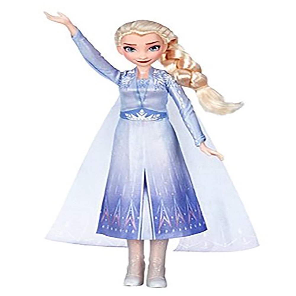 Disney Frozen Singing Elsa Fashion Doll with Music Wearing Blue Dress Inspired by 2, Toy for Kids 3 Years & Up