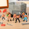 32Pcs Wrestling Toys for Kids, Wrestlers Playset with 12 Wrestling Action Figures, Wrestling Rings, Many Realistic Accessories, Toy Figures & Playset Gift for 2 3 4 5 6 Boys Girls, Cool Cake Toppers view 2