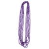 PMU 12 Pcs Purple Metallic Beads Necklaces for Mardi Gras, Christmas, New Year's Day, Carnival Party Favors view 1