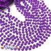 PMU 12 Pcs Purple Metallic Beads Necklaces for Mardi Gras, Christmas, New Year's Day, Carnival Party Favors view 3