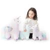 GUND Cotton Candy Llamacorn Plush Toy, Unicorn Stuffed Animal for Ages 1 and Up, Blue/Rainbow, 11 view 2