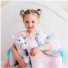 GUND Cotton Candy Llamacorn Plush Toy, Unicorn Stuffed Animal for Ages 1 and Up, Blue/Rainbow, 11 view 3