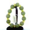 0.6" Bangle Bracelet China Certified Nature Hetian Nephrite Jade Lucky Round Pearls Bangle Bracelets 6688 view 1