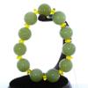 0.6" Bangle Bracelet China Certified Nature Hetian Nephrite Jade Lucky Round Pearls Bangle Bracelets 6688 view 2