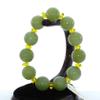 0.6" Bangle Bracelet China Certified Nature Hetian Nephrite Jade Lucky Round Pearls Bangle Bracelets 6688 view 3