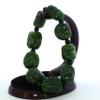 0.9" China Certified Nature Hetian Nephrite Jade Hand Carved Rohan Bangle Bracelet 3781 view 2