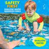 SplashEZ 3-in-1 Splash Pad, Sprinkler for Kids & Baby Pool for Learning  Toddler Sprinkler Pool, 60 Outside Water Toys  from A to Z Outdoor Play Mat for Babies & Toddlers view 4