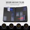 Card Guardian - 9 Pocket Premium Black Card Binder with Zipper for 360 Cards - Trading card binder with Side Loading Pockets for Trading Card Games -TCG Binder (Black) view 4