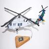 Sikorsky MH-60S Knighthawk, HSC-25 Island Knights, 16" Mahogany Scale Model view 1