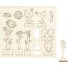 Creativ Self-Assembly Houses, Furniture and Figures, One Size, Other view 1