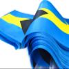 Bahamas Flag Bahamian Flag,100Feet/76Pcs National Country World Pennant Flags Banner,Party Decorations Supplies For,Bar,Indoor and outdoor flags,International Festival view 2