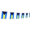 Bahamas Flag Bahamian Flag,100Feet/76Pcs National Country World Pennant Flags Banner,Party Decorations Supplies For,Bar,Indoor and outdoor flags,International Festival view 4