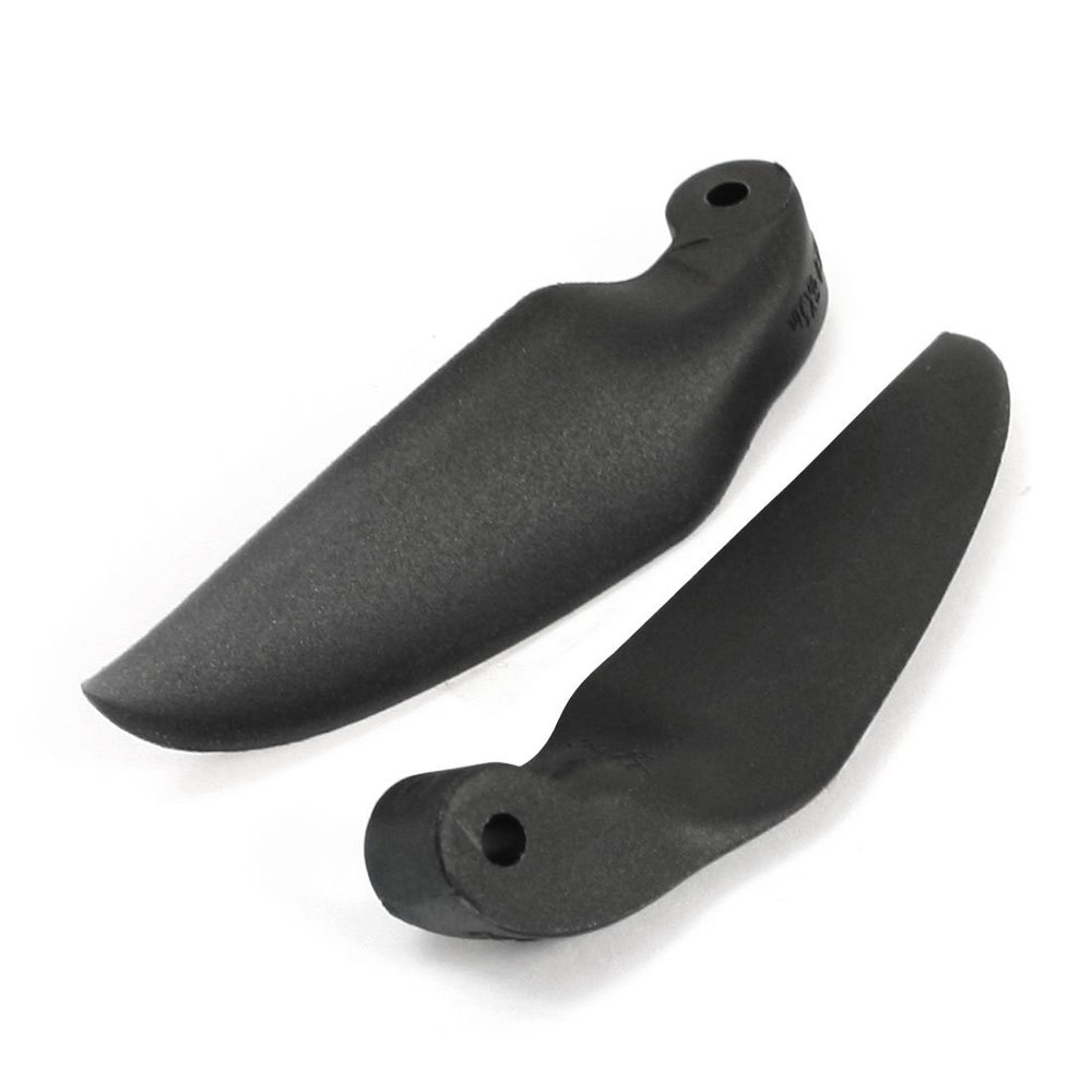 Aexit 2pcs RC Electrical equipment Aircraft Black Plastic Folding Propeller Vanes 127mmx76mm