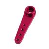 Aexit Red CNC Electrical equipment Aluminium 6mm Gear Hole Dia Servo Horn Rocker Arm Half Size view 1