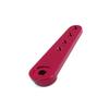 Aexit Red CNC Electrical equipment Aluminium 6mm Gear Hole Dia Servo Horn Rocker Arm Half Size view 2