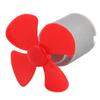 Aexit DC 1.5V Electrical equipment 0.13A 2000RPM Strong Force Motor 4 Vanes 40mm Red Propeller for RC Aircraft view 1