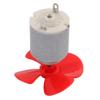 Aexit DC 1.5V Electrical equipment 0.13A 2000RPM Strong Force Motor 4 Vanes 40mm Red Propeller for RC Aircraft view 4