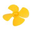 Aexit Brushless Motor Electrical equipment 4 Vanes RC Boat Airplane Propeller DIY 100mm Dia Yellow view 3