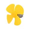 Aexit R260S DC Electrical equipment 3V 15000RPM Mini Electric Motor w Yellow Propeller for RC Model view 1
