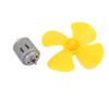 Aexit R260S DC Electrical equipment 3V 15000RPM Mini Electric Motor w Yellow Propeller for RC Model view 3