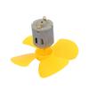 Aexit R260S DC Electrical equipment 3V 15000RPM Mini Electric Motor w Yellow Propeller for RC Model view 4