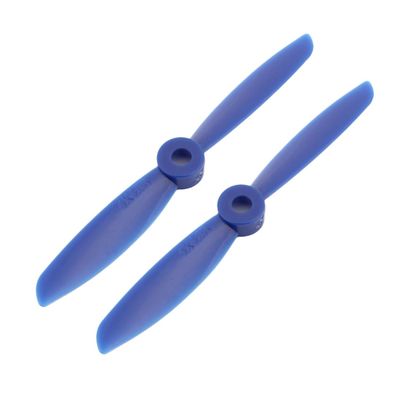 Aexit 2Pcs 4x4.5 Electrical equipment Inches 2-Vanes Electric RC Airplane CW Propeller Blue w Hole Adapter