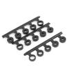 Aexit 3 Pcs Electrical equipment 254mmx120mm 2-Vanes Electric RC Airplane Propeller Prop w Adapter Rings view 2