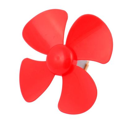 Aexit DC 3V Electrical equipment 11000RPM Large Torque Motor 4 Vanes Propeller Red for RC Boat Airplane