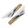 Aexit 2 Pairs Electrical equipment RC S107G Remote Control Airplane Propeller Vanes (2A+2B) Gold Tone view 2