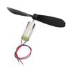 Aexit 3Pcs DC Electrical equipment 3.7V 45000RPM 614 Coreless Motor w CW Propeller for RC Helicopter view 2