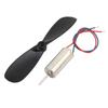 Aexit 3Pcs DC Electrical equipment 3.7V 45000RPM 614 Coreless Motor w CW Propeller for RC Helicopter view 3