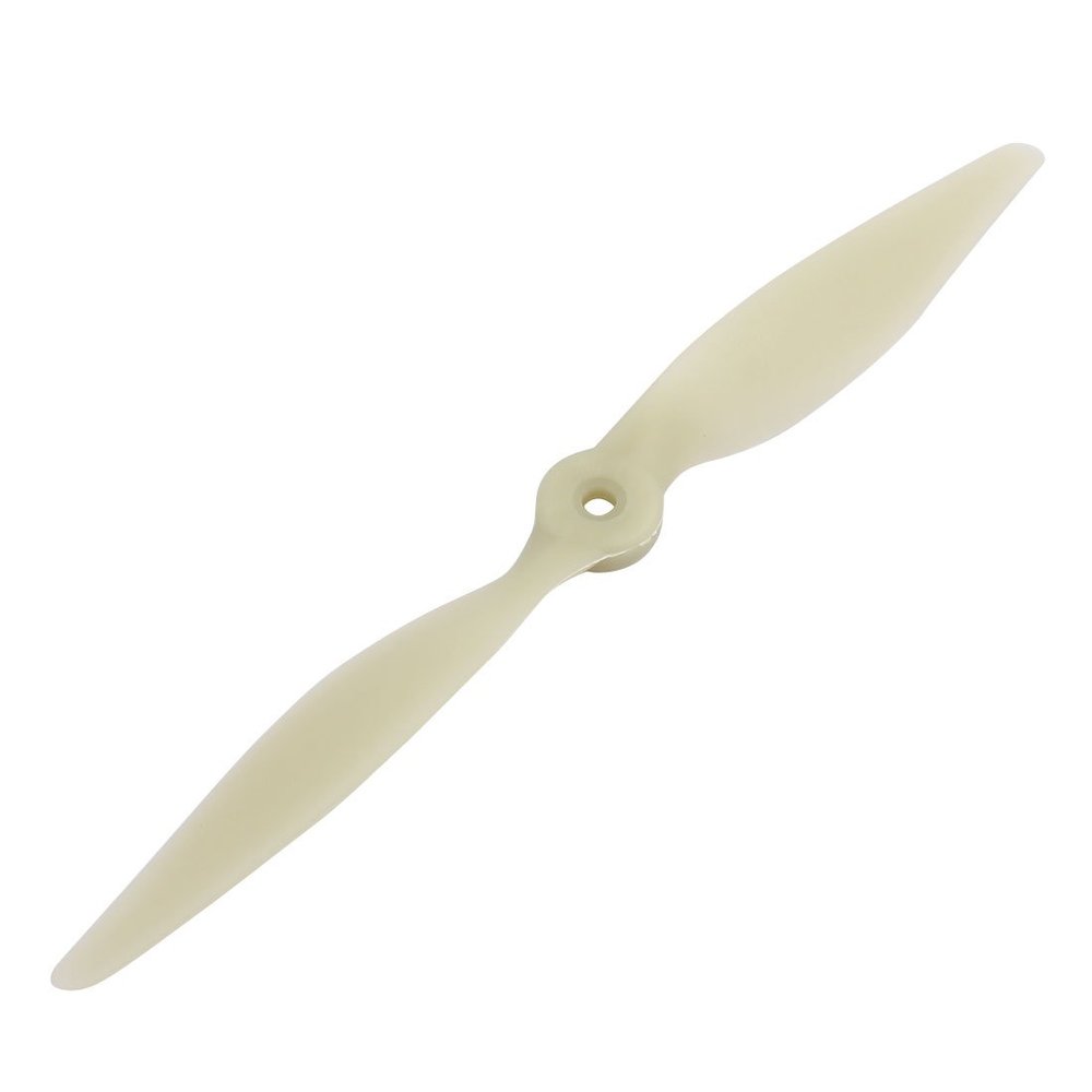 Aexit 2-vane Beige Electrical equipment Plastic RC Airplane Prop Propeller Paddle 1050 + Shaft Adapter Ring