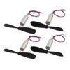 Aexit 2Pair DC1.5V Electrical equipment 15000RPM 716 Motor w CW CCW Helicopter Propeller for RC Quadcopter view 1