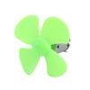 Aexit 2Pcs DC Electrical equipment 3V 17000RPM Large Torque Motor 4 Vanes 60mm Dia Propeller Green for RC view 2