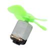 Aexit 2Pcs DC Electrical equipment 3V 17000RPM Large Torque Motor 4 Vanes 60mm Dia Propeller Green for RC view 3
