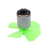 Aexit 2Pcs DC Electrical equipment 3V 17000RPM Large Torque Motor 4 Vanes 60mm Dia Propeller Green for RC view 4