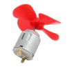 Aexit 5Pcs DC3V Electrical equipment 6600RPM 0.13A High Torque Motor 4 Vanes 56mm Dia DIY RC Propeller Red view 4