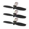 Aexit 3Pcs DC1.5V Electrical equipment 25000RPM N30 Motor w CW Helicopter Propeller for RC Quadcopter view 1
