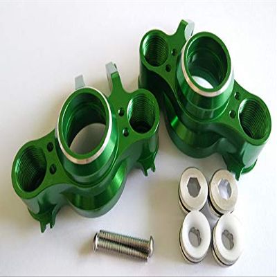Aluminum Axle Carriers Left & Right -1PR Green for 1/10 RC E-REVO 2.0 VXL 8635 Traxxas