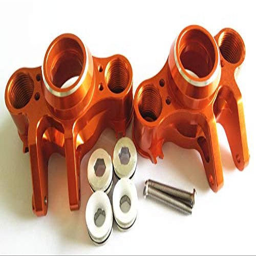 Aluminum Axle Carriers Left & Right -1PR Orange for 1/10 RC E-REVO 2.0 VXL 8635 Traxxas