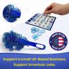 MR CHIPS Made in USA Upgraded Bingo Magnetic Wand & 200 Pieces  Inch Blue Plastic Chips with Metal Rings - Support American Jobs view 3