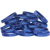 20 Youth Vintage Flag Thin BLUE Line Wristbands view 1
